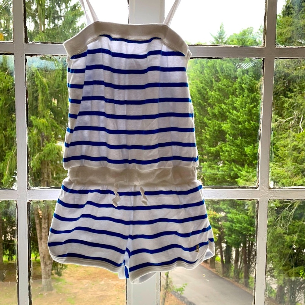 Petit Bateau Romper- size 6(fits like 5-6)